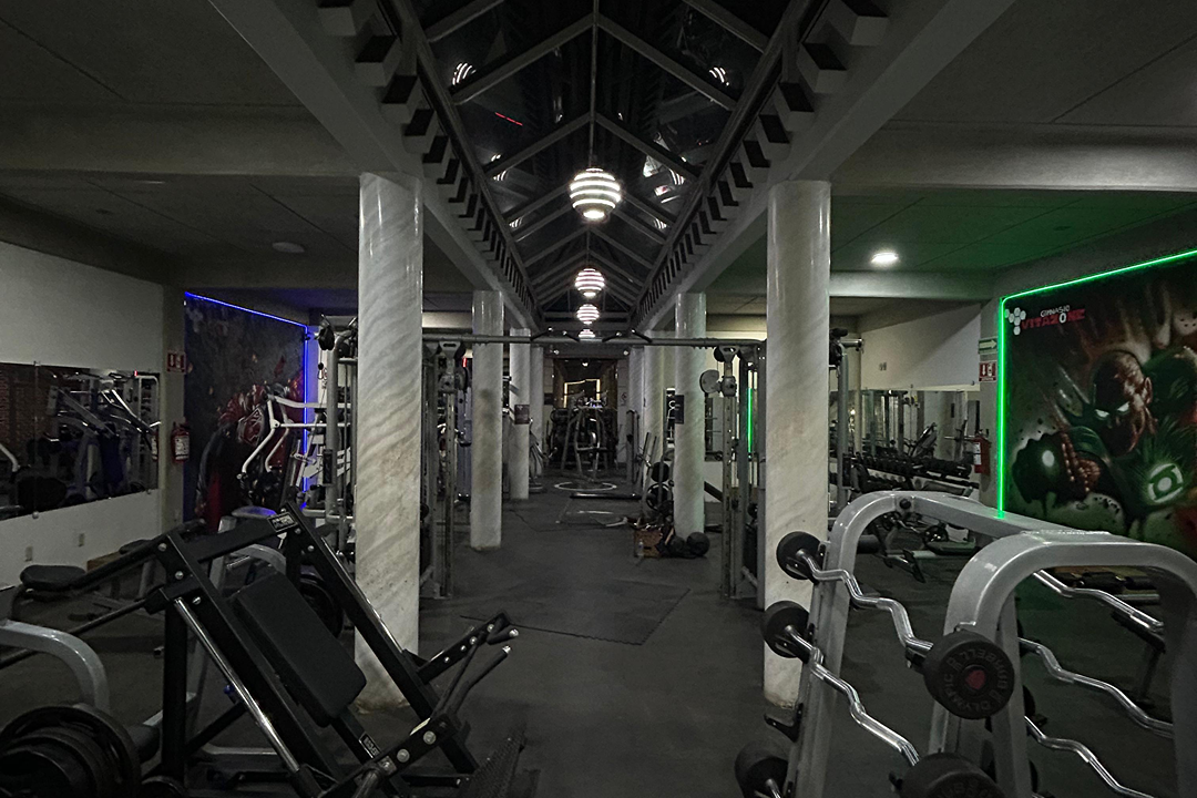 Imagem da estrutura da academia