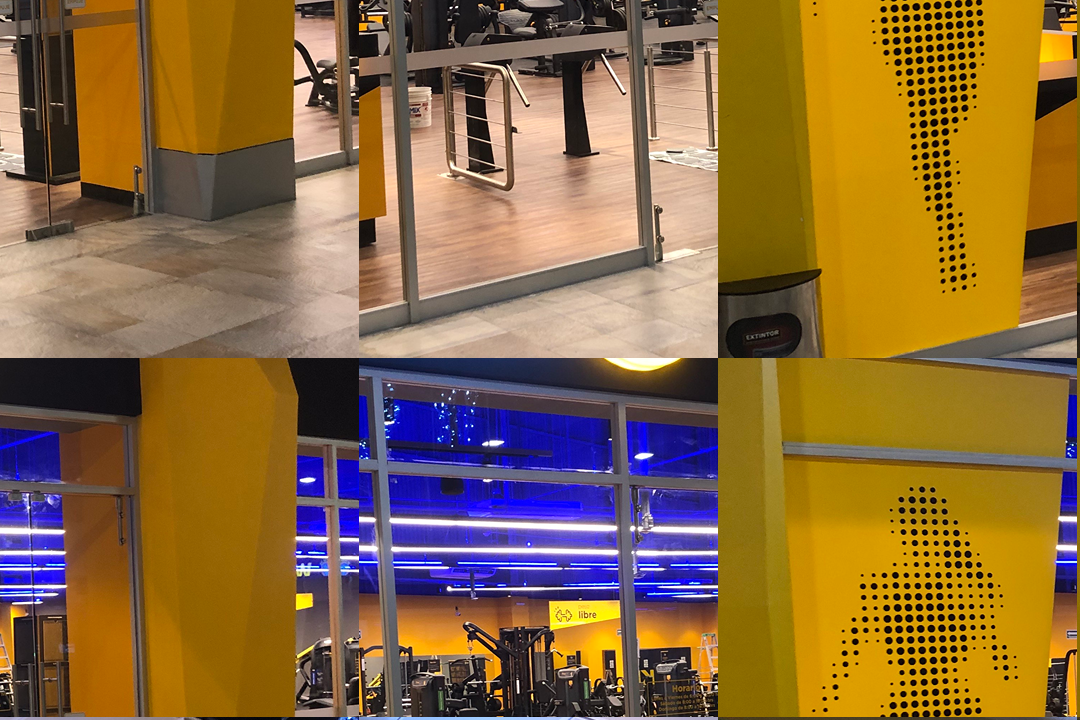 Imagem da estrutura da academia