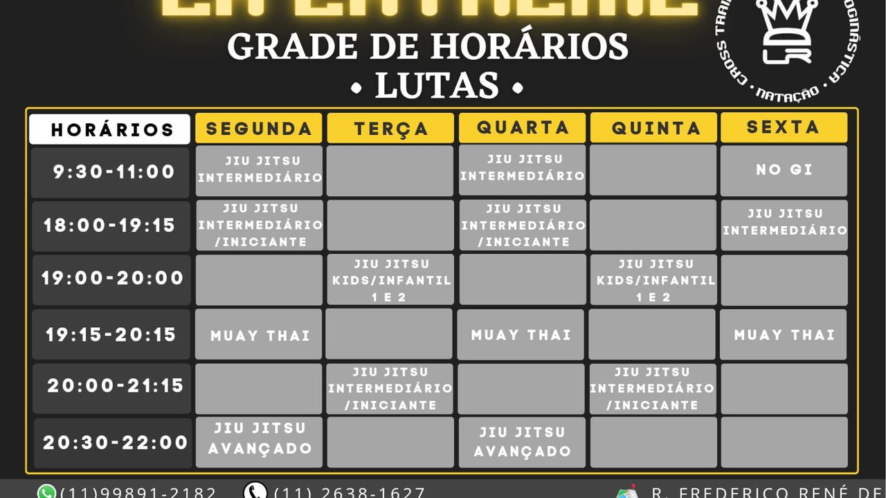 Imagem da estrutura da academia