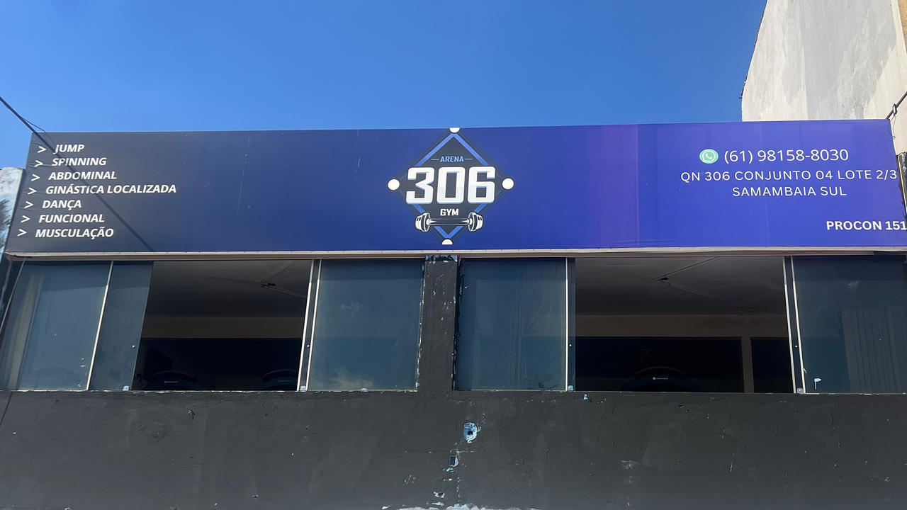 Imagem da estrutura da academia
