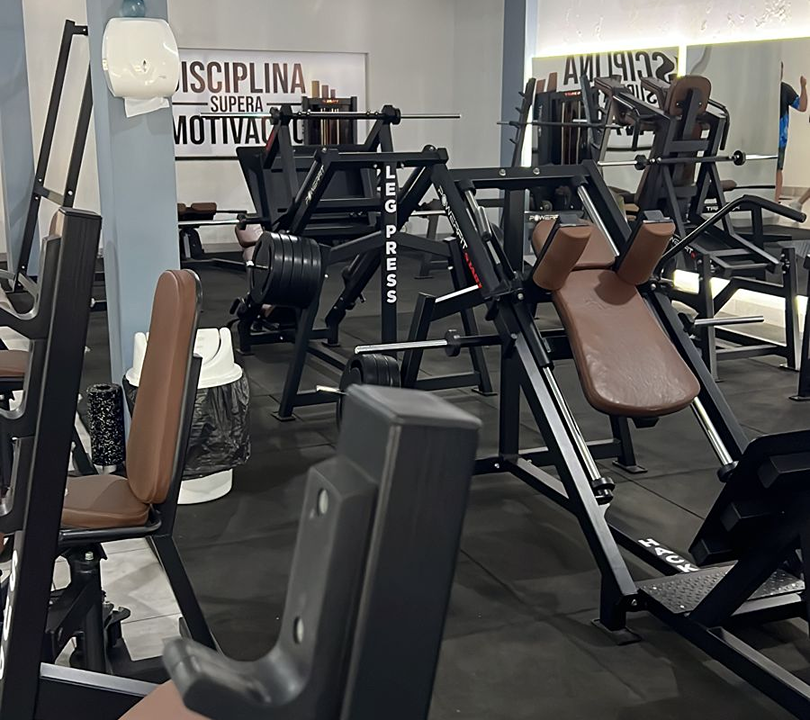 Imagem da estrutura da academia