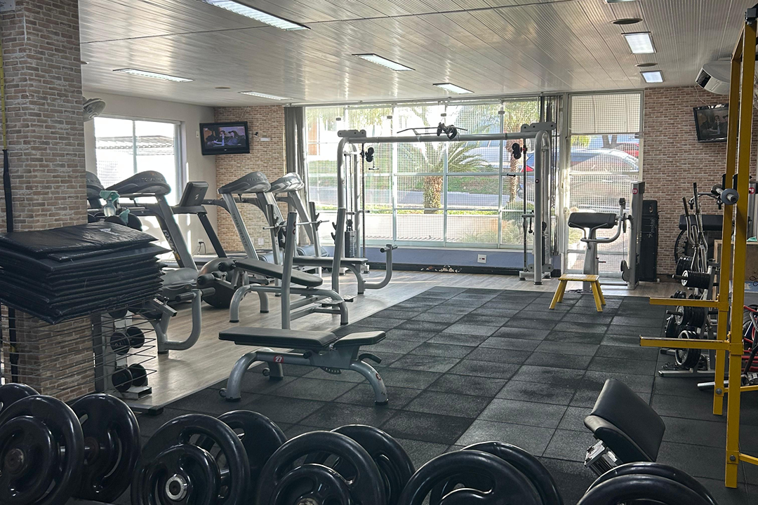 Imagem da estrutura da academia