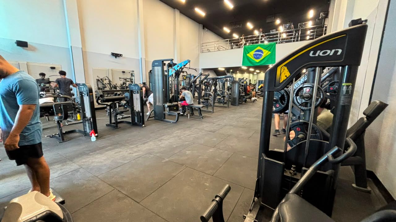 Imagem da estrutura da academia