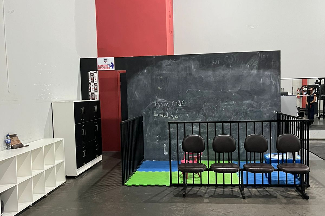 Imagem da estrutura da academia