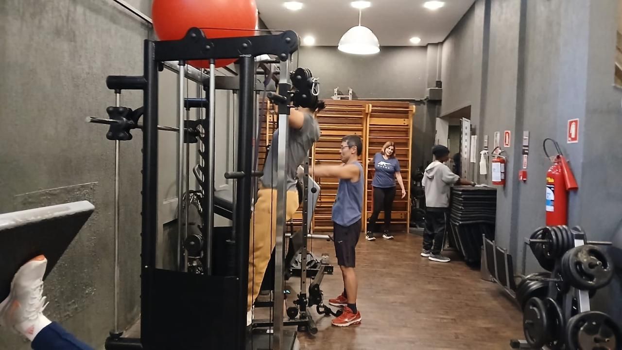 Imagem da estrutura da academia