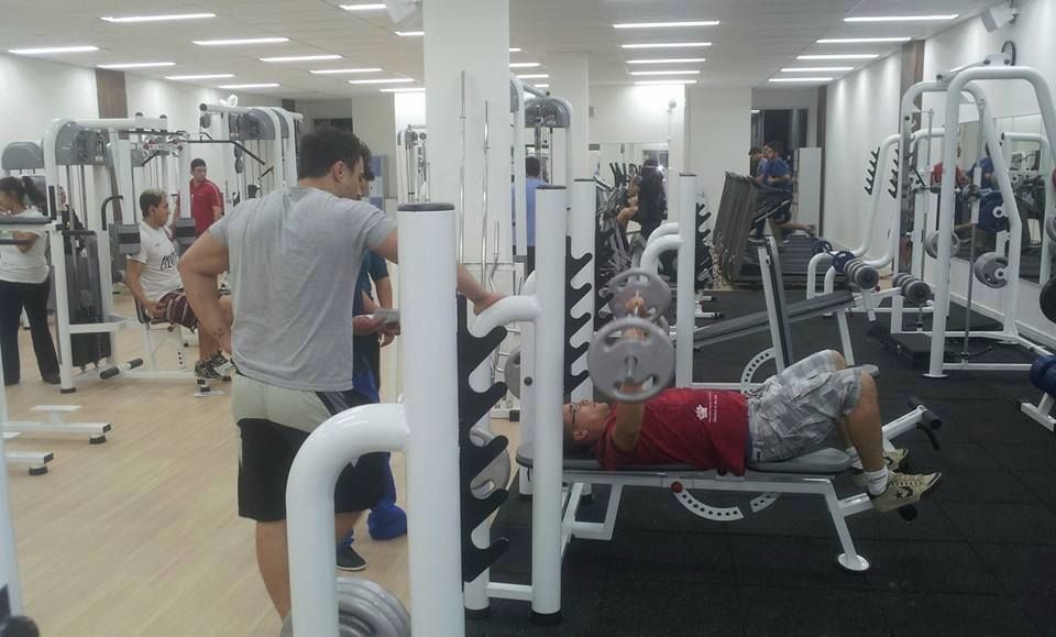 Imagem da estrutura da academia