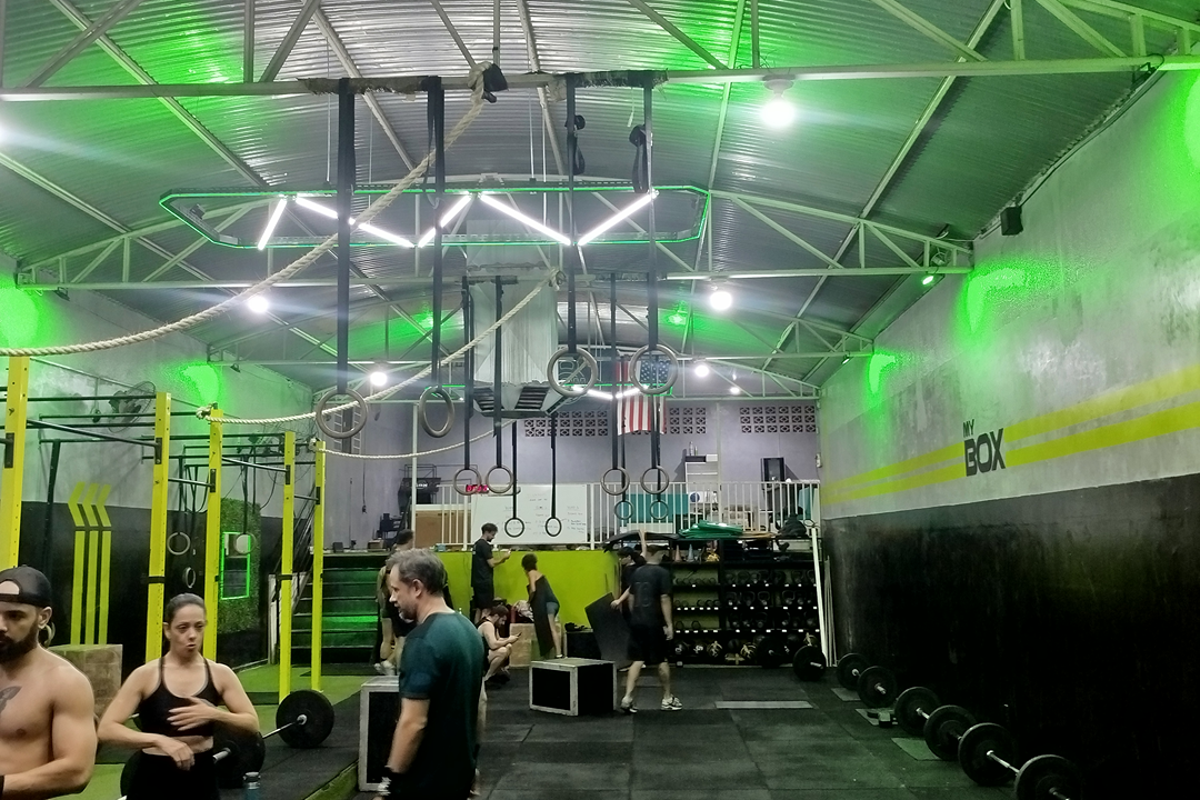 Imagem da estrutura da academia