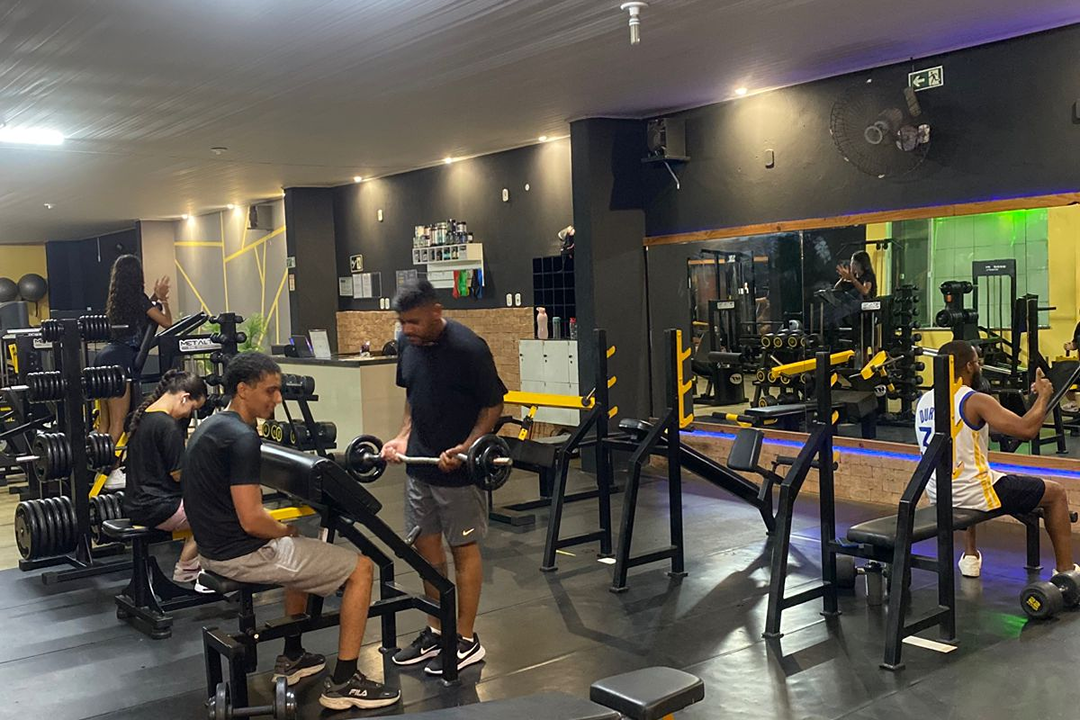 Imagem da estrutura da academia