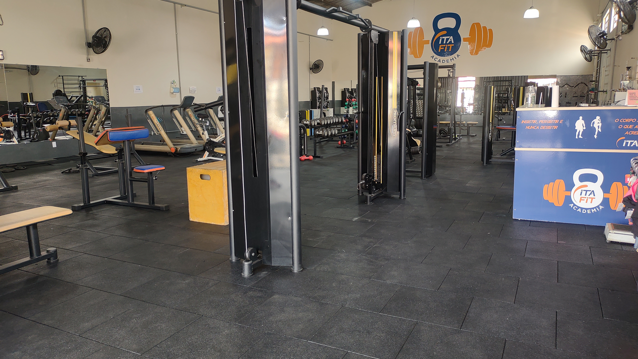 Imagem da estrutura da academia