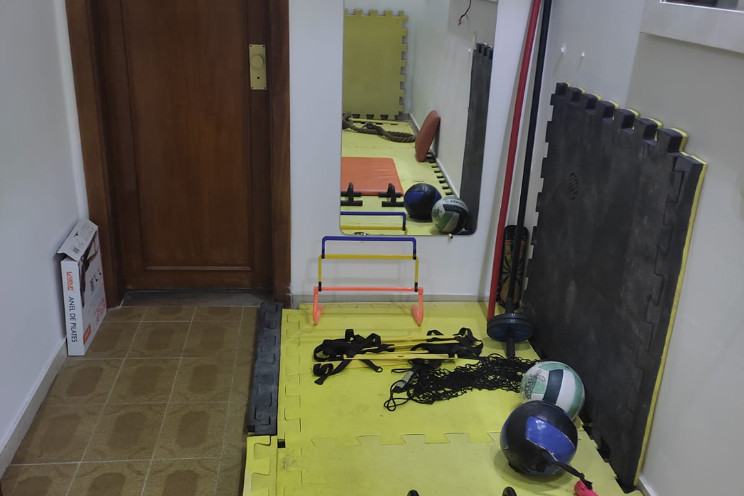 Imagem da estrutura da academia
