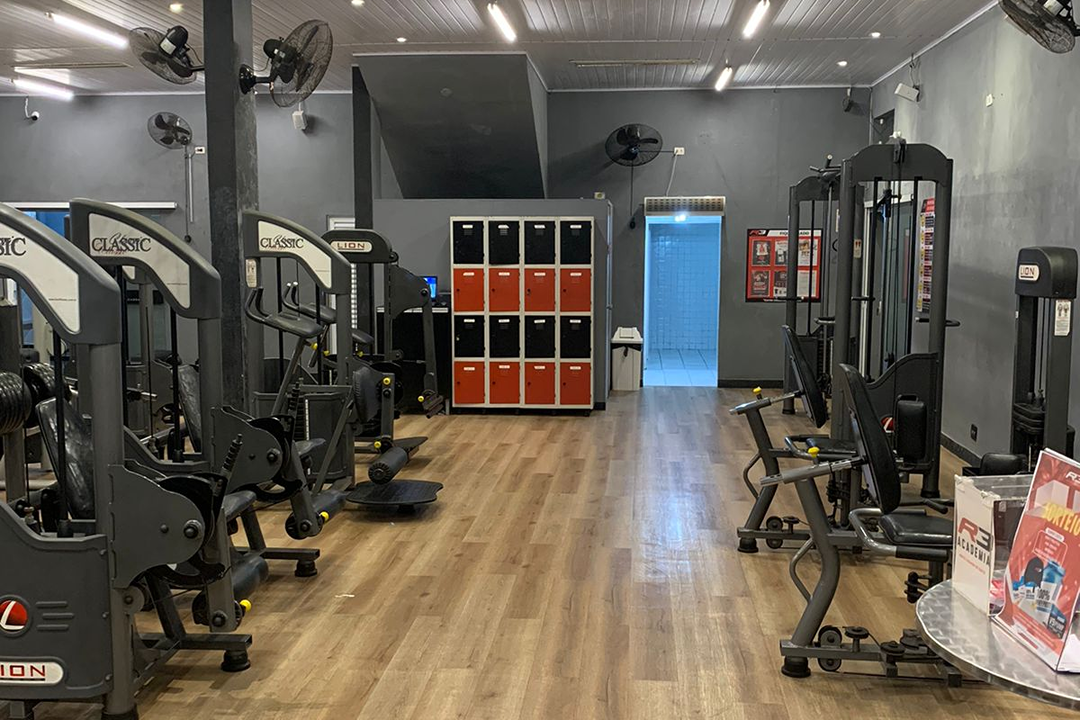 Imagem da estrutura da academia