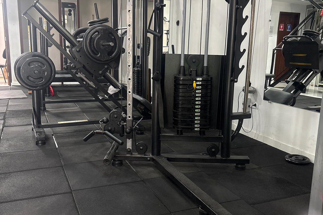 Imagem da estrutura da academia