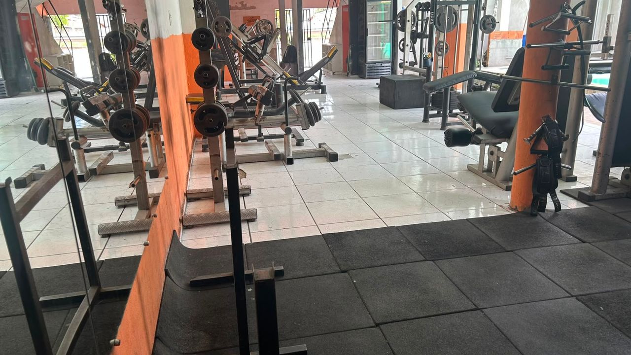 Imagem da estrutura da academia