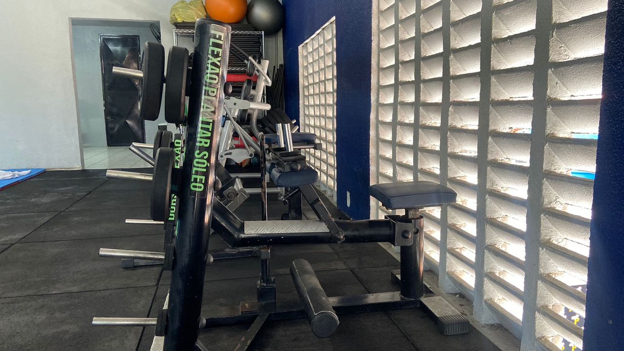 Imagem da estrutura da academia