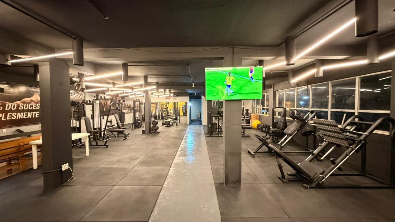 Imagem da estrutura da academia