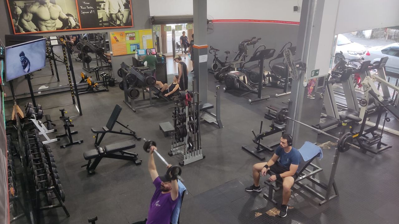 Imagem da estrutura da academia