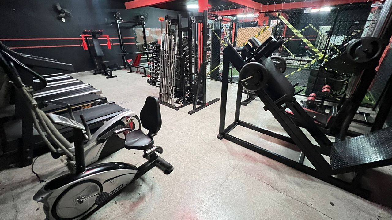 Imagem da estrutura da academia