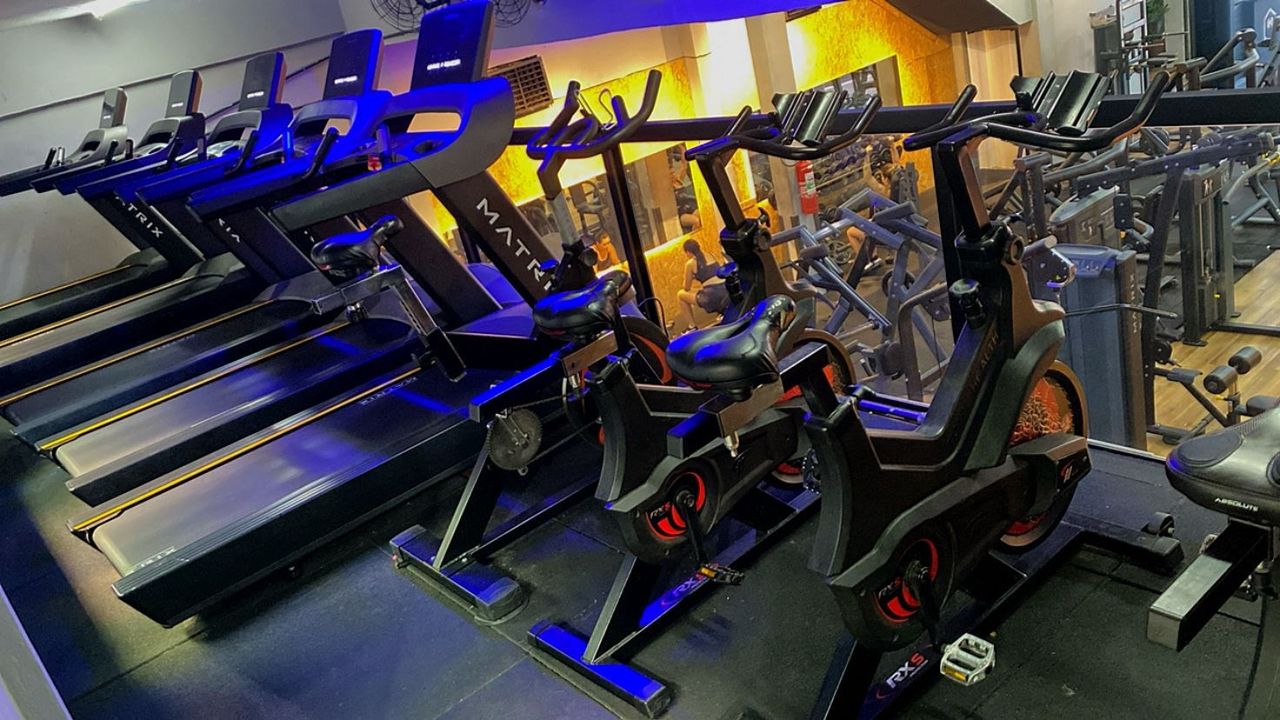 Imagem da estrutura da academia