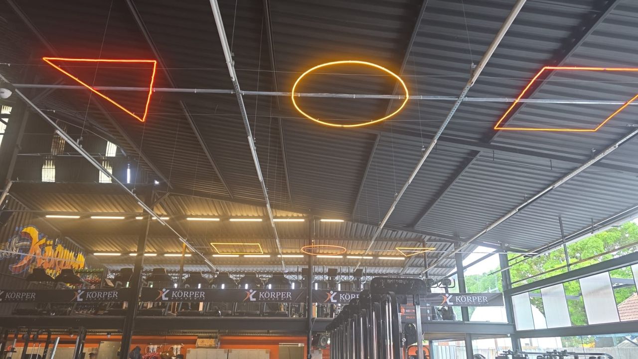 Imagem da estrutura da academia