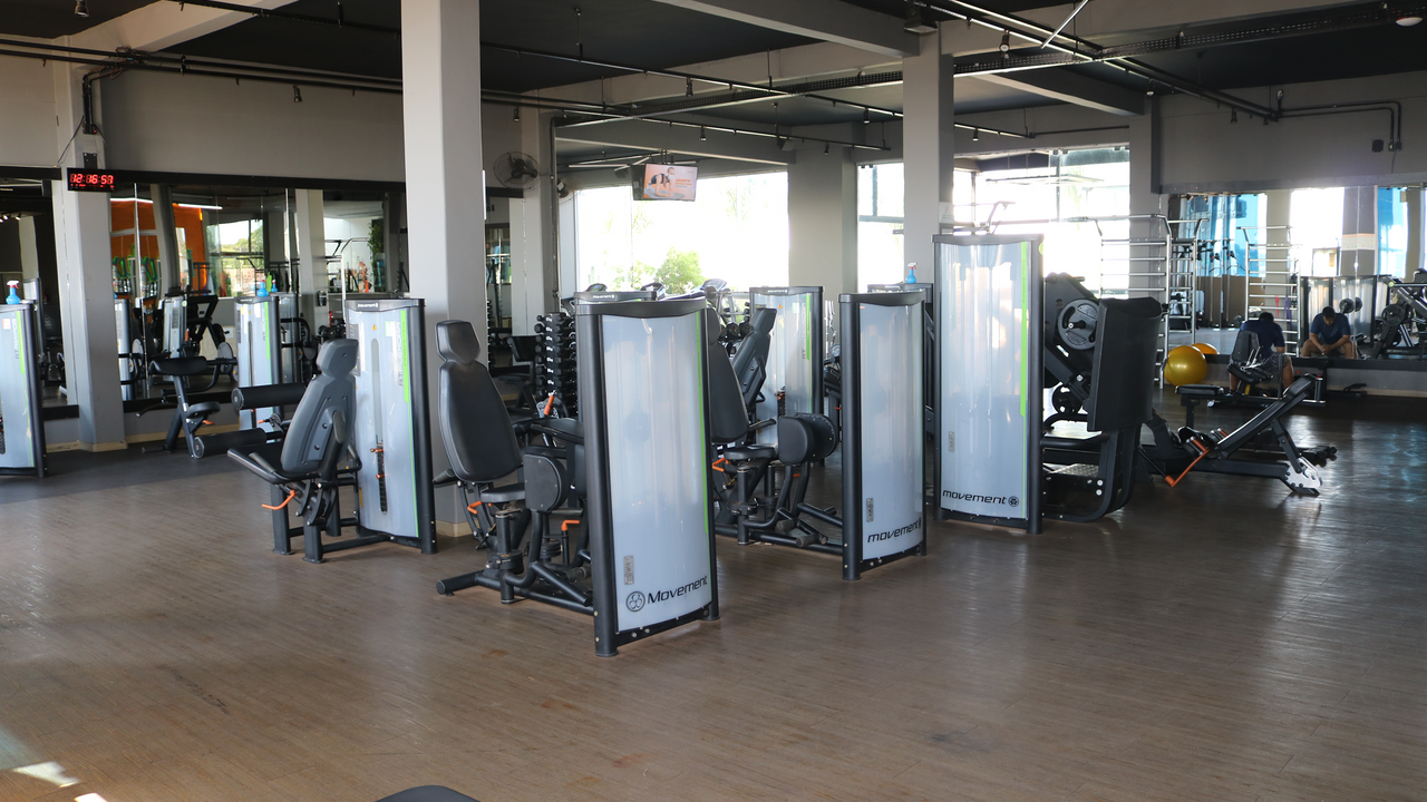 Imagem da estrutura da academia