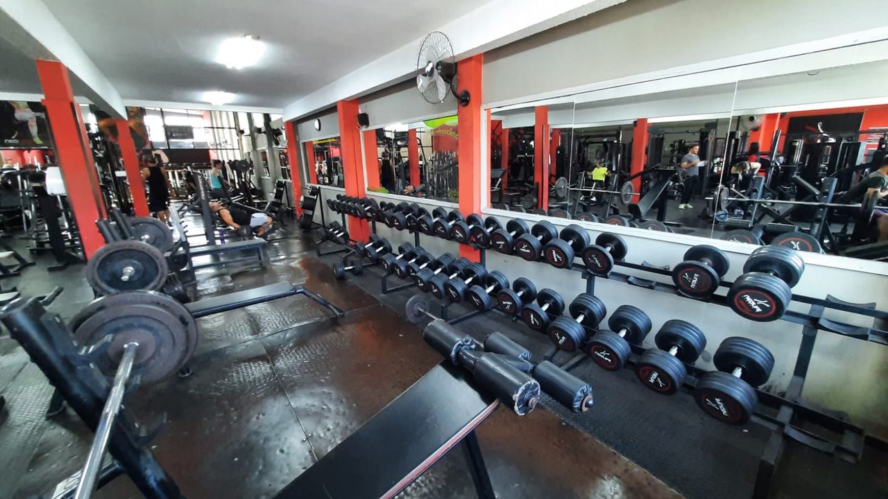 Imagem da estrutura da academia