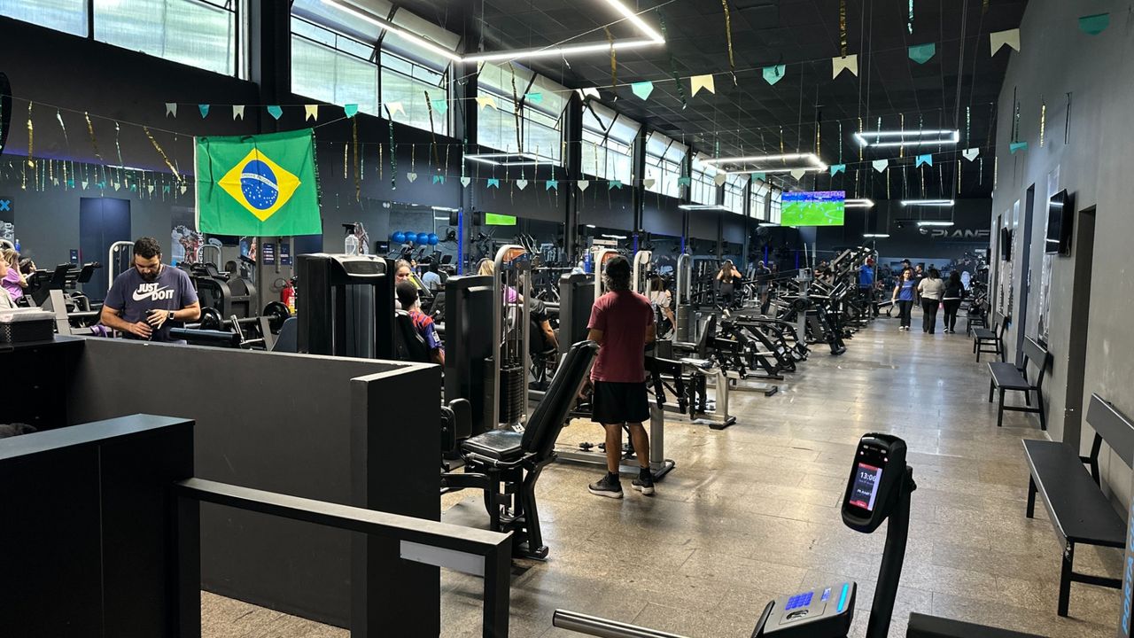 Imagem da estrutura da academia