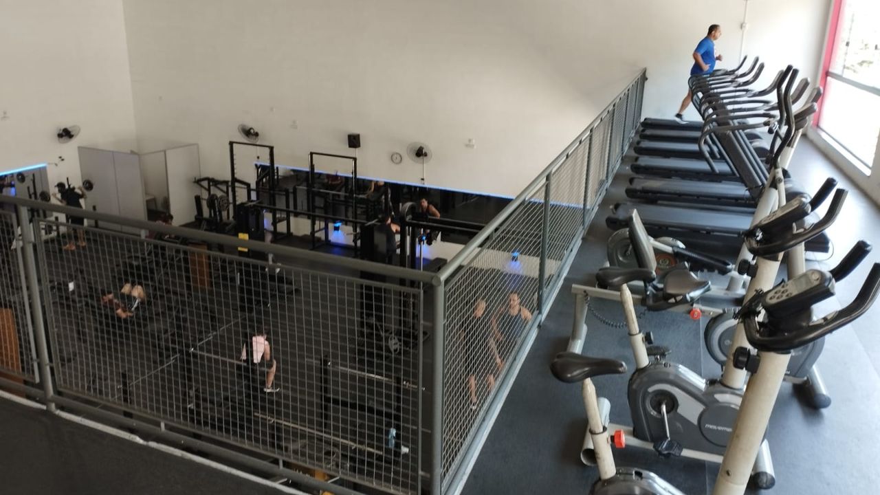 Imagem da estrutura da academia