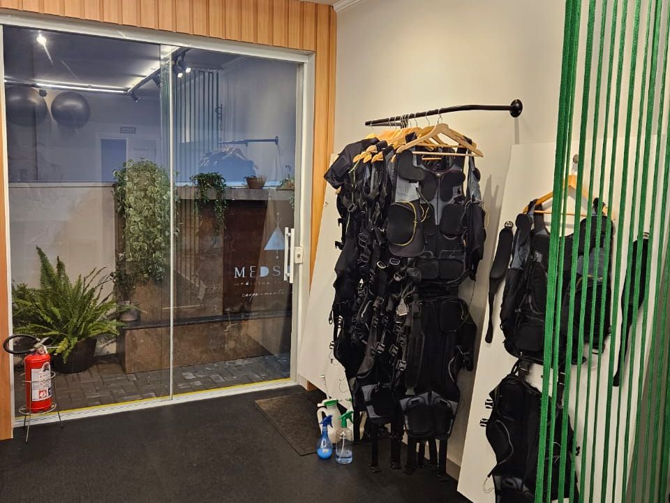 Imagem da estrutura da academia