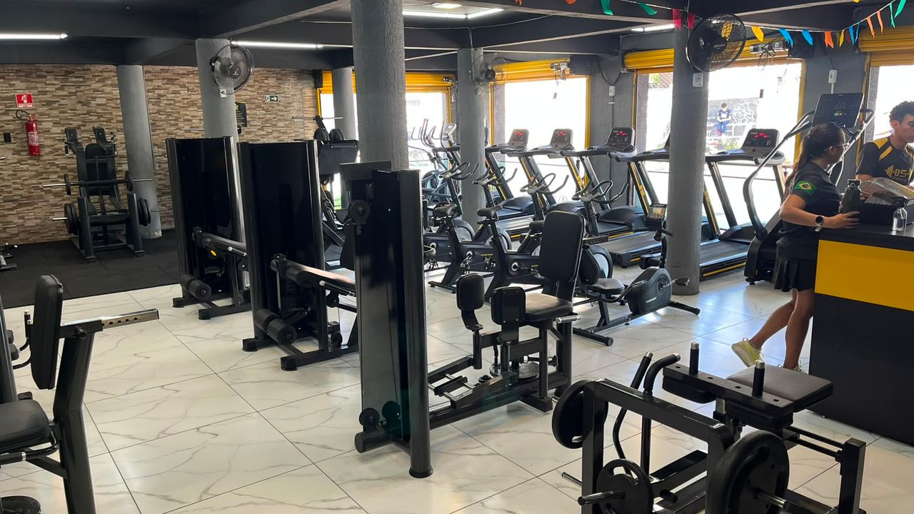 Imagem da estrutura da academia