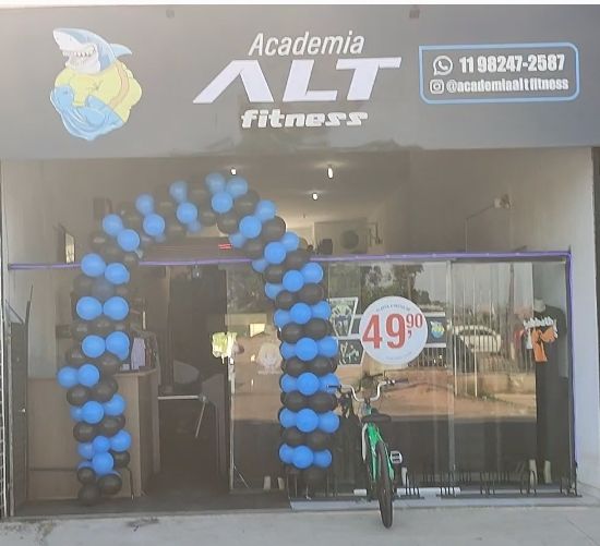 Imagem da estrutura da academia