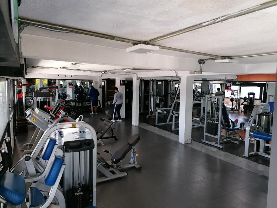 Imagem da estrutura da academia