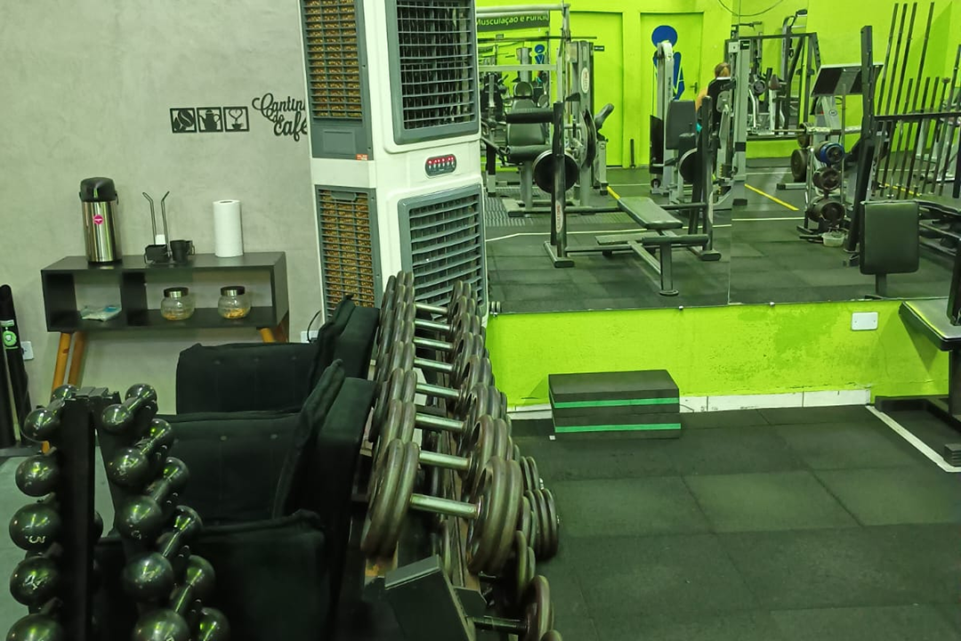 Imagem da estrutura da academia