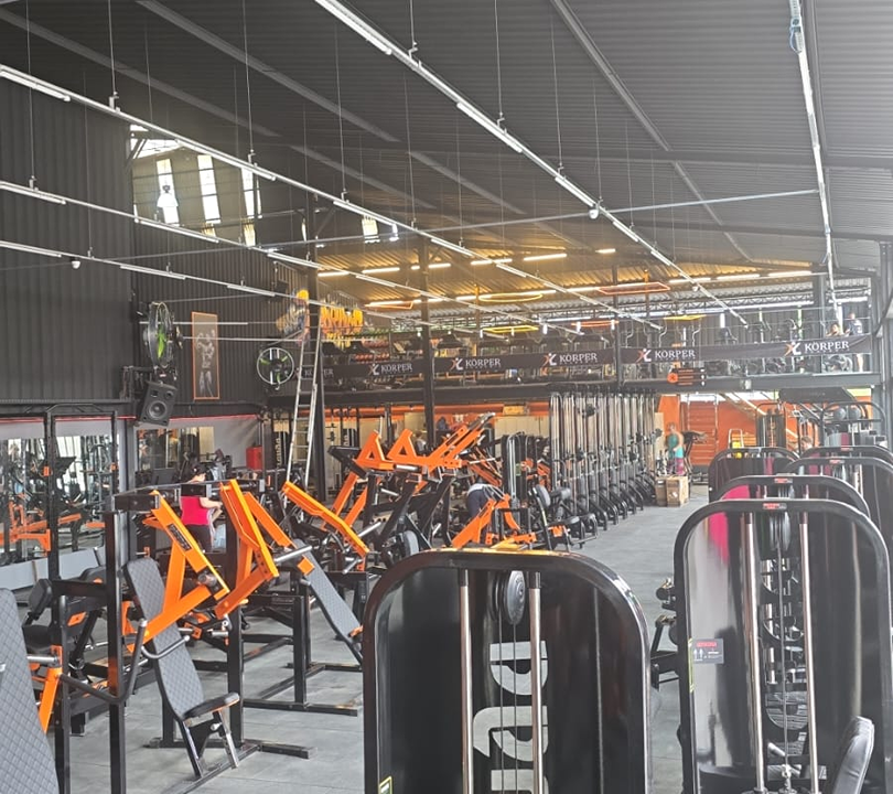 Imagem da estrutura da academia