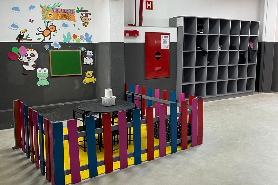 Imagem da estrutura da academia