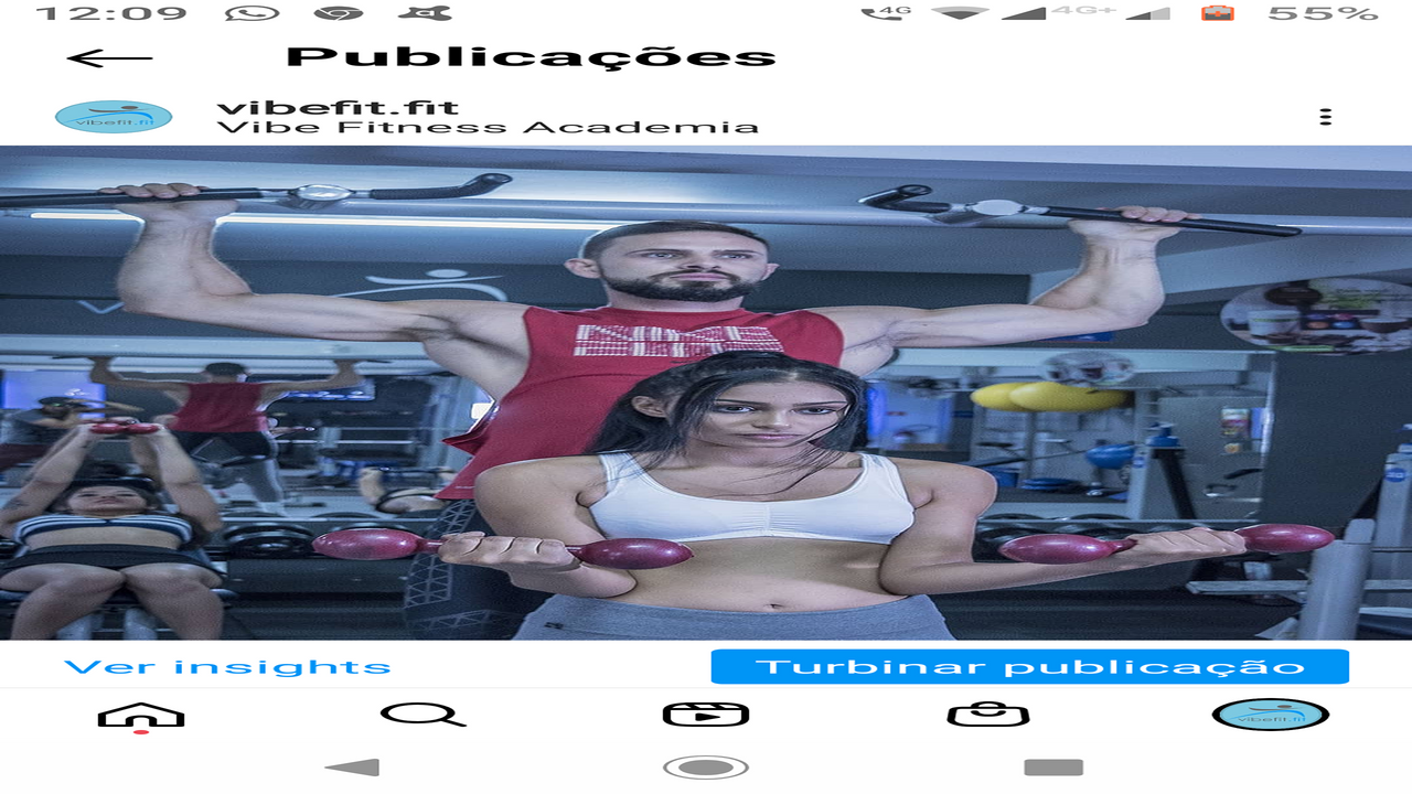 Imagem da estrutura da academia