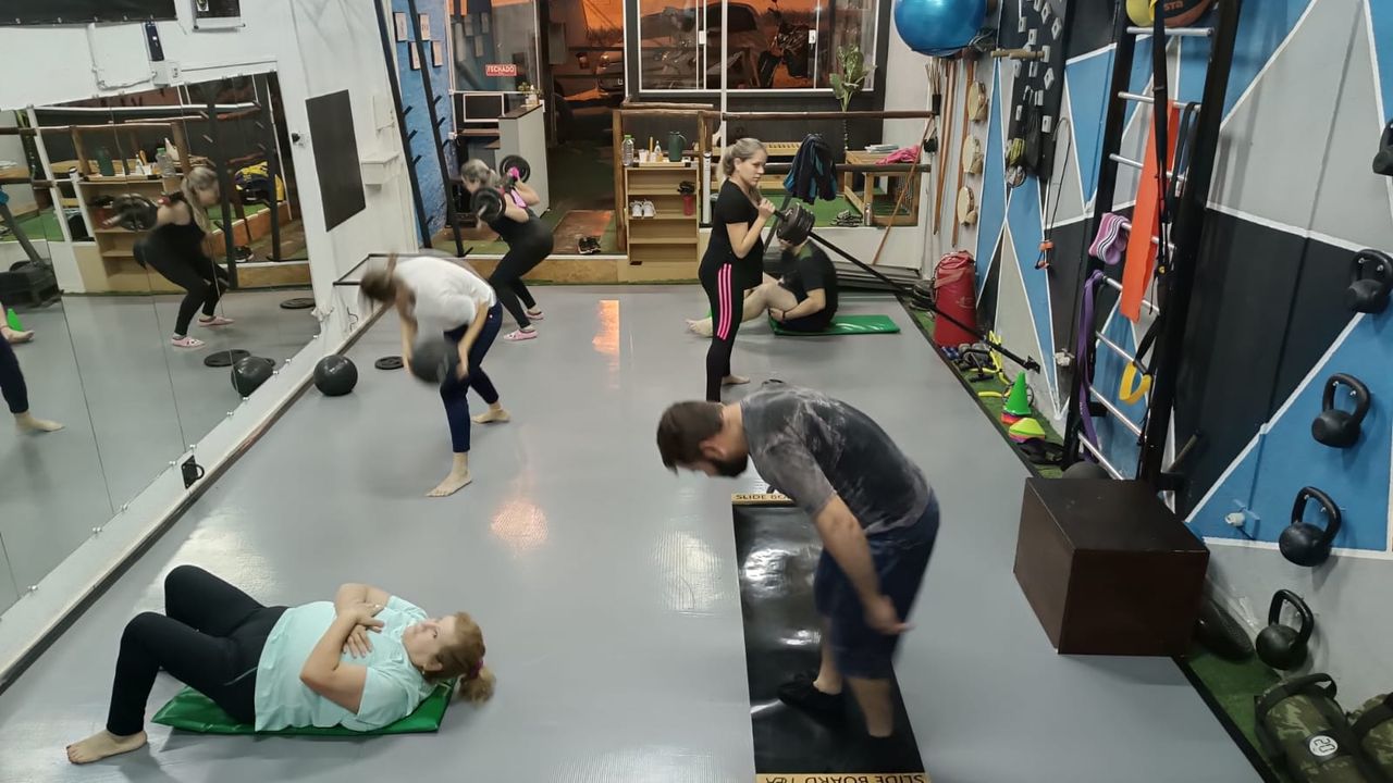 Imagem da estrutura da academia