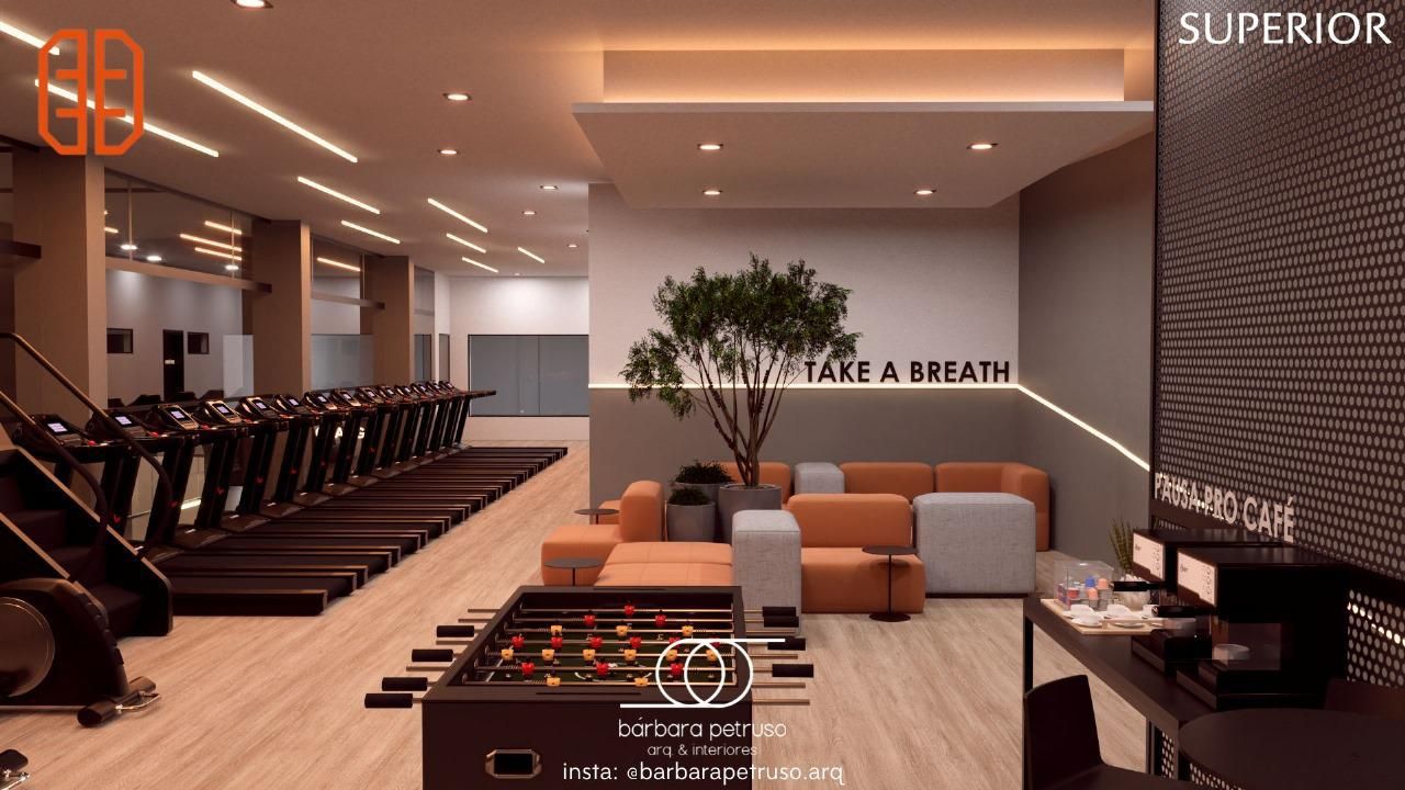 Imagem da estrutura da academia