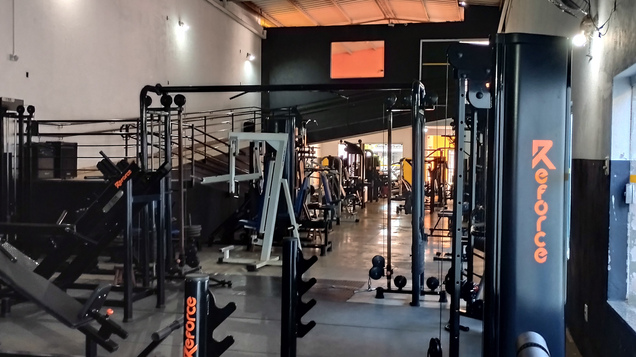 Imagem da estrutura da academia