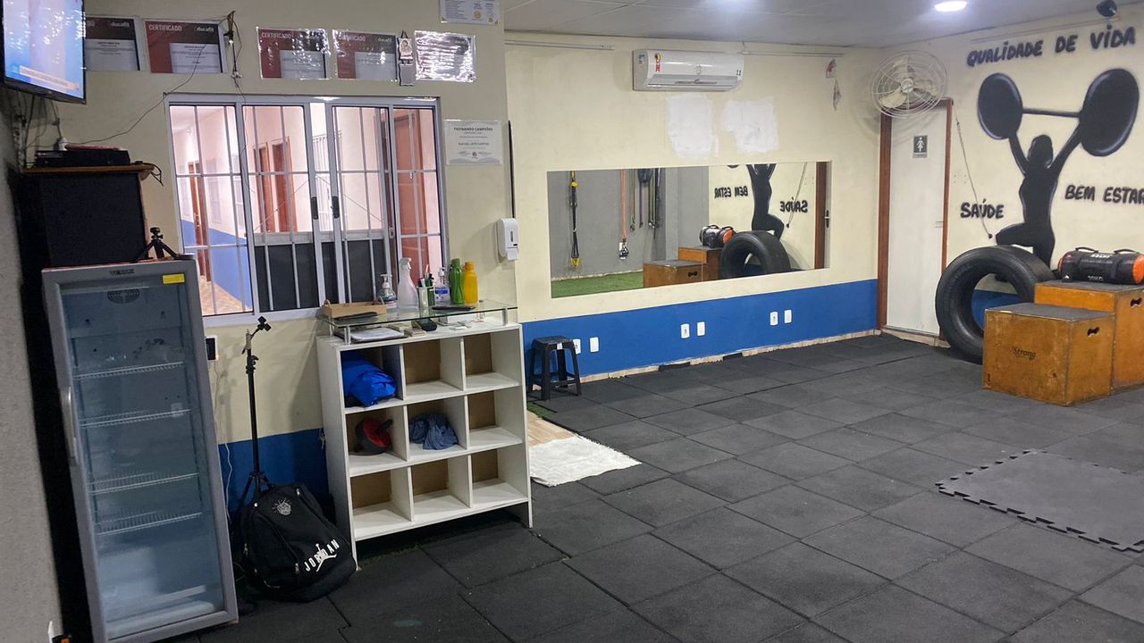 Imagem da estrutura da academia