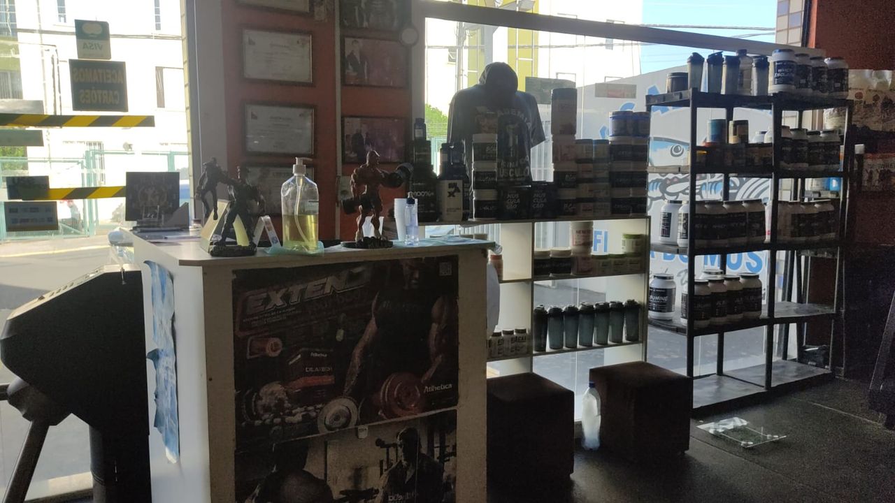 Imagem da estrutura da academia