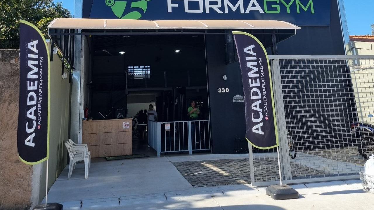 Imagem da estrutura da academia