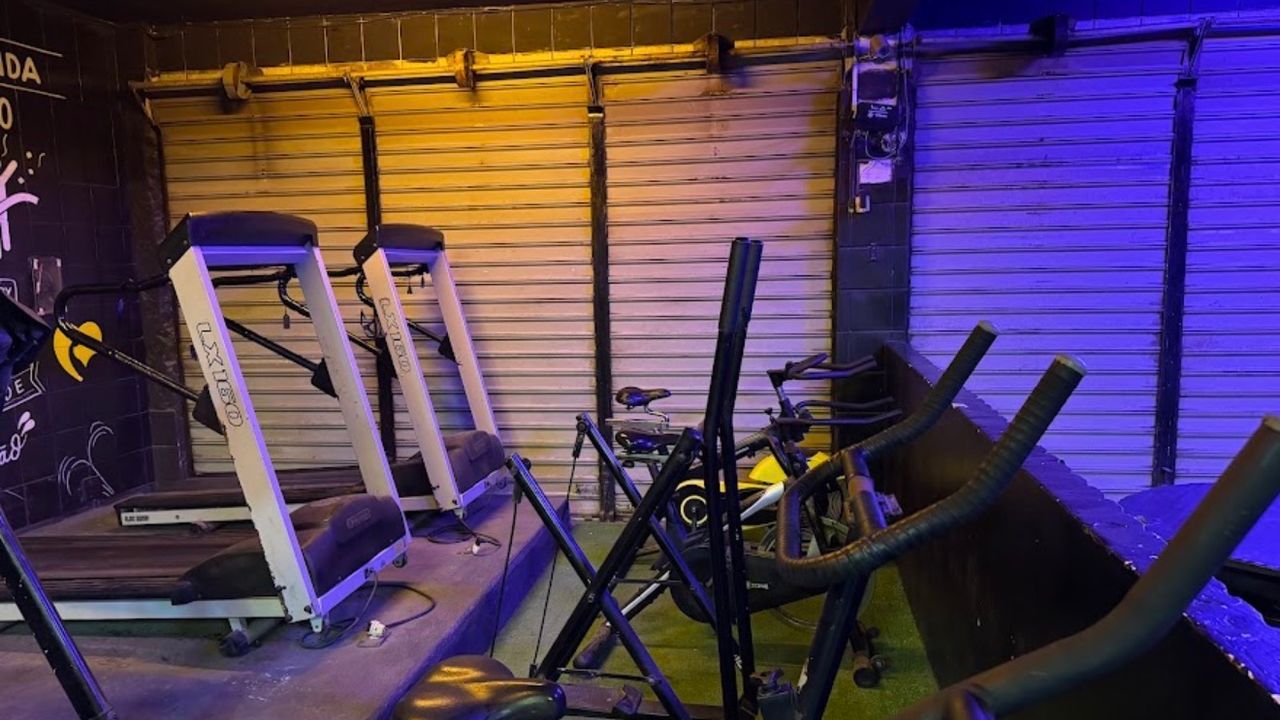 Imagem da estrutura da academia