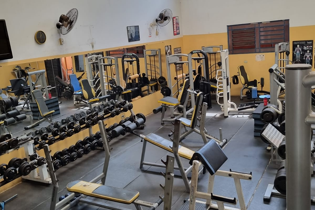 Imagem da estrutura da academia