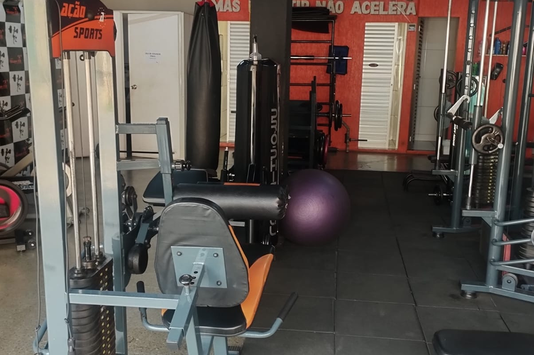 Imagem da estrutura da academia