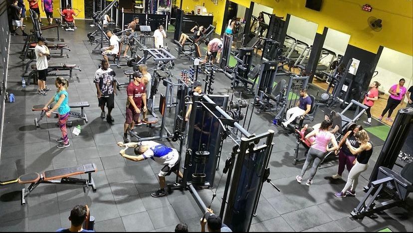 Imagem da estrutura da academia