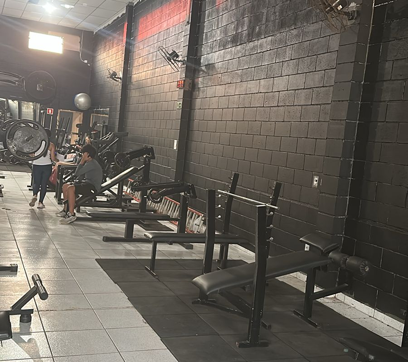 Imagem da estrutura da academia