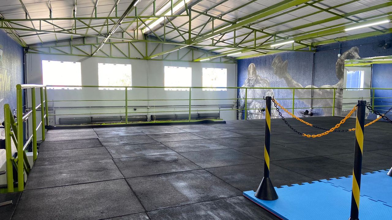 Imagem da estrutura da academia