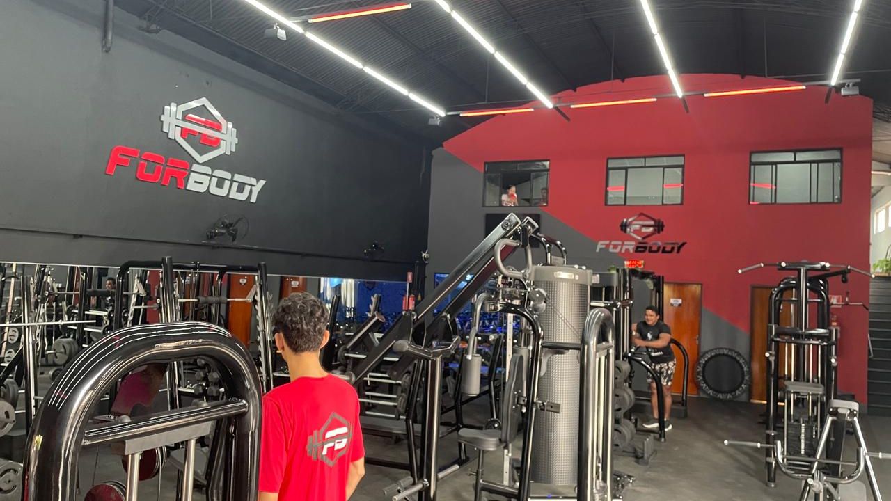 Imagem da estrutura da academia