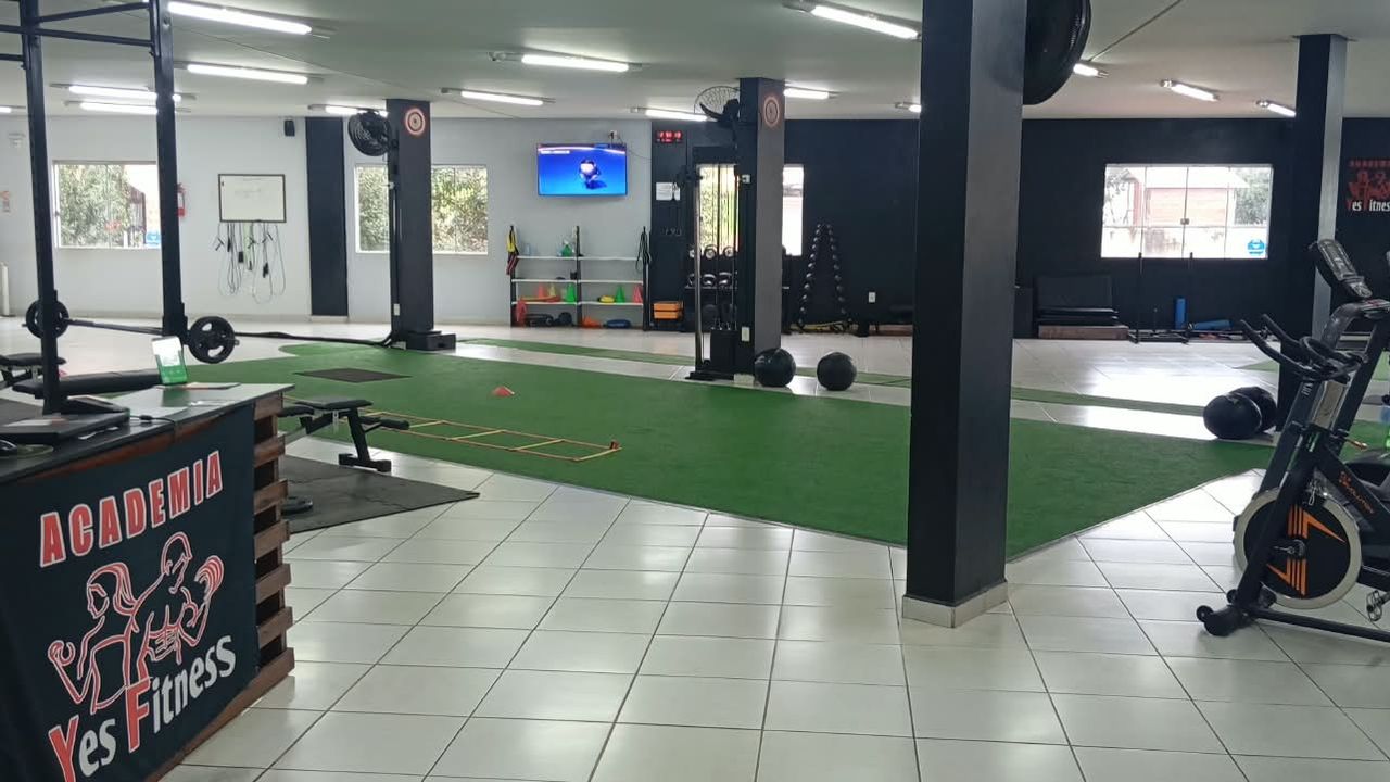 Imagem da estrutura da academia