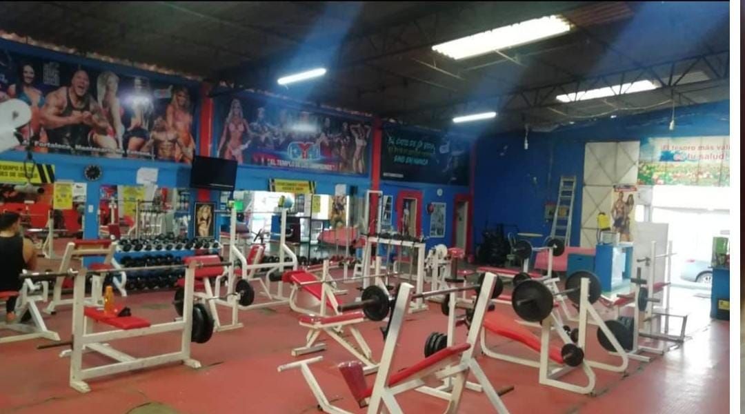 Imagem da estrutura da academia